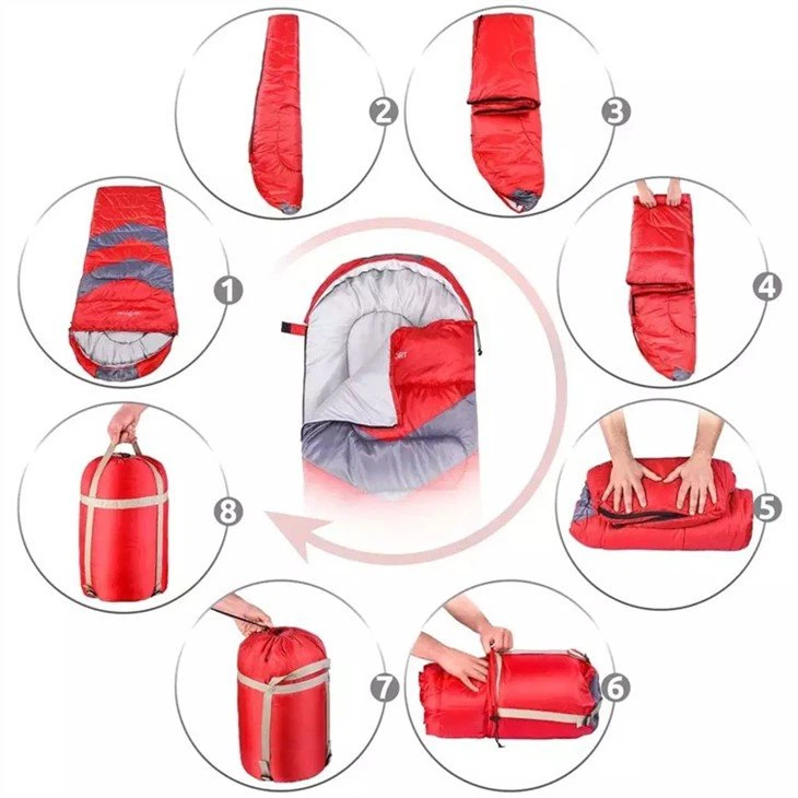 3 Season Hiking Sleeping Bag-5