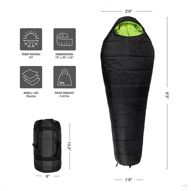 Mummy Sleeping Bag for Adult-3